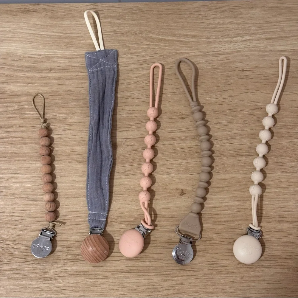 Cuddle Campus Pacifier Clips Variety